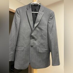 JOS. A. Bank suit jacket, pants and white button down dress shirt. Slim fit.